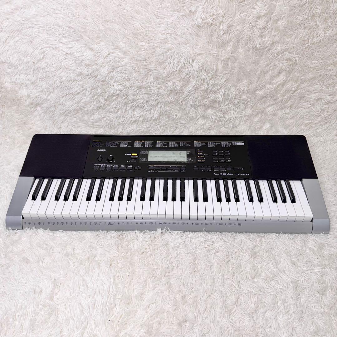 美品 CASIO CTK-4400 61鍵盤電子キーボード 電子ピアノ