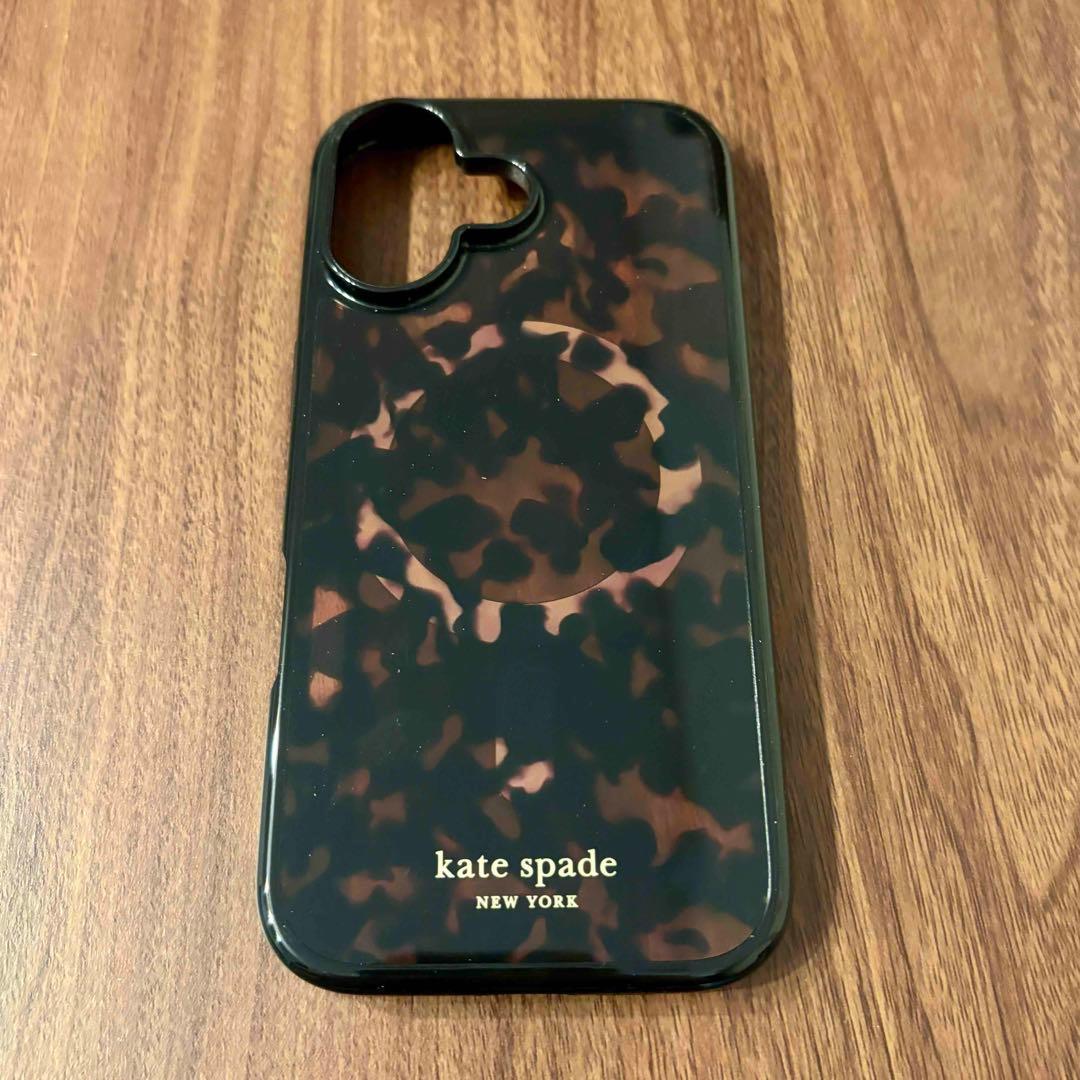 ケイトスペード iPhone17ケース べっこう MagSafe