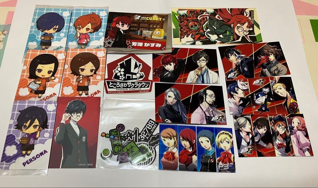 ペルソナ5 他 ポスカ、コースター類