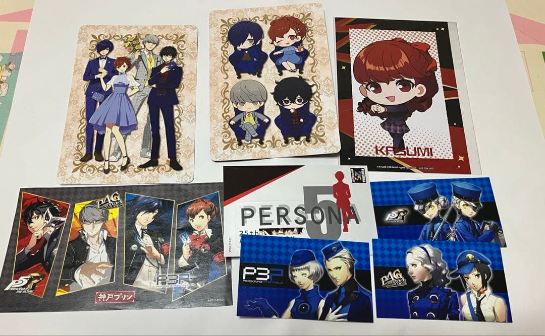 ペルソナ5 他 ポスカ、コースター類