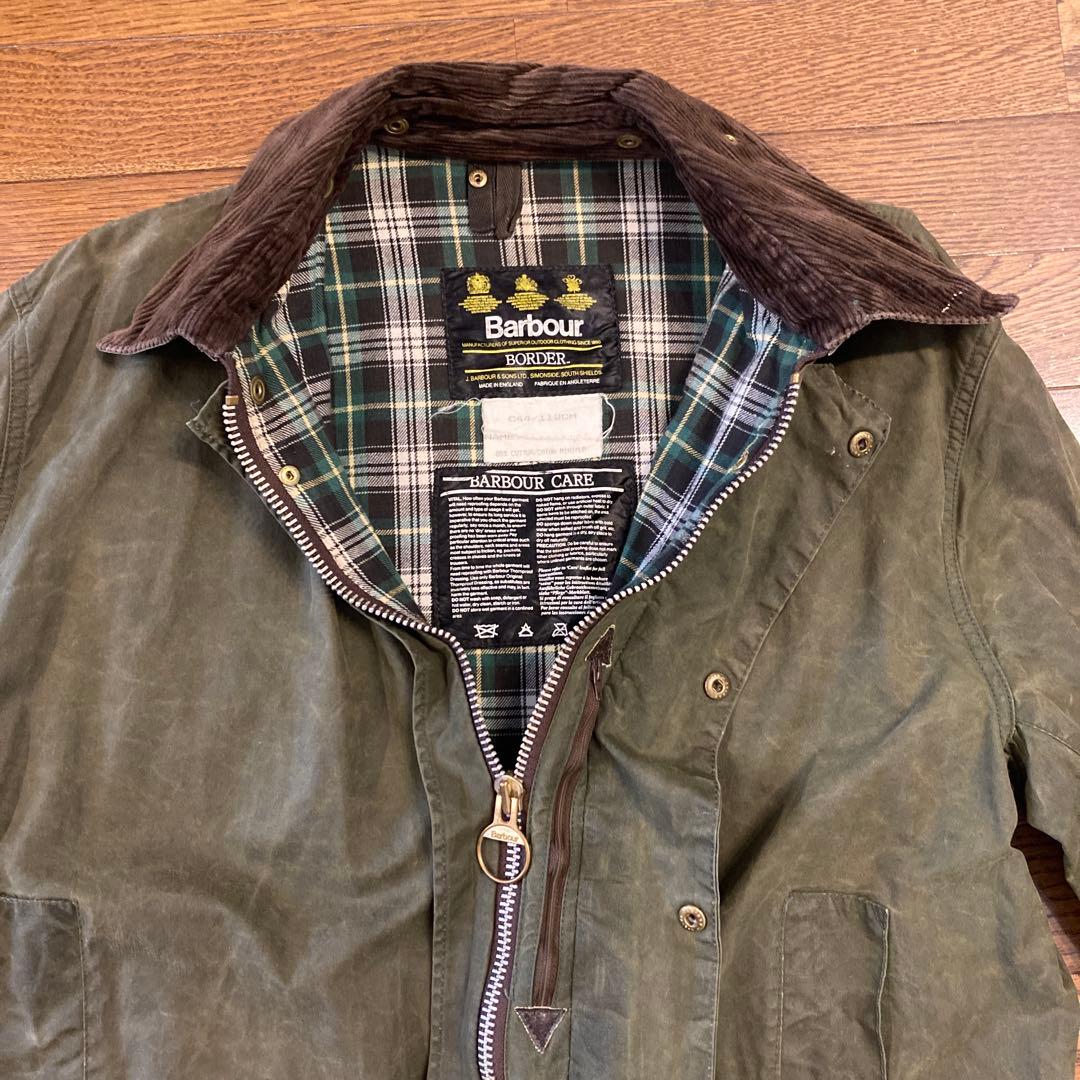 Barbourバブアー　BORDER ボーダー ワックスジャケット