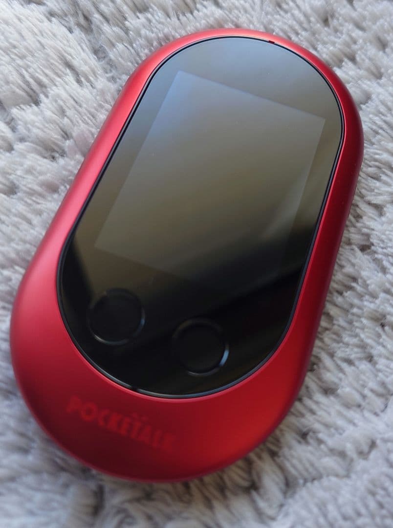 ポケトーク W1PGR レッド　グローバル通信残り半年