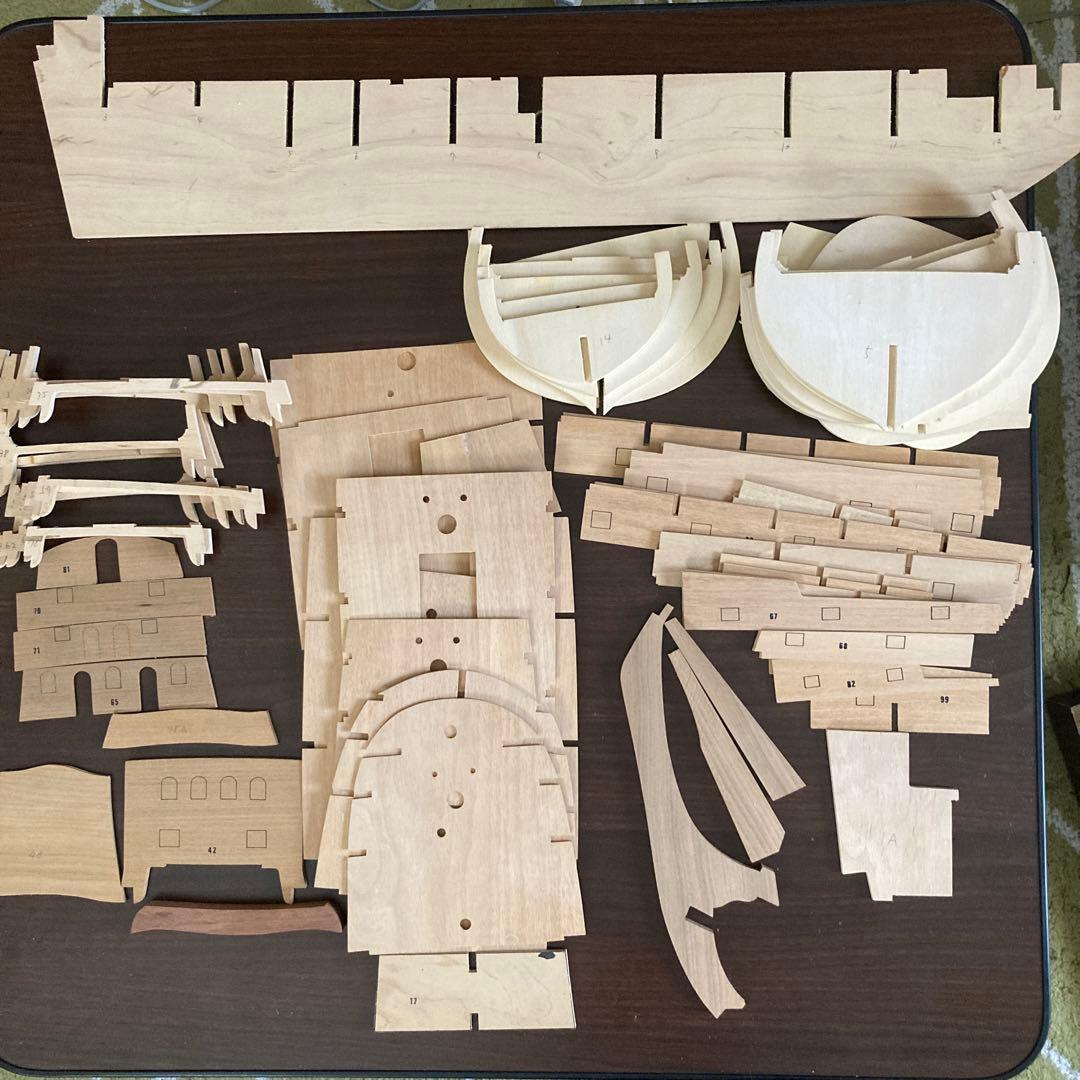 【アル様】専用木製帆船模型　モボ社 Wappen von Hamburg