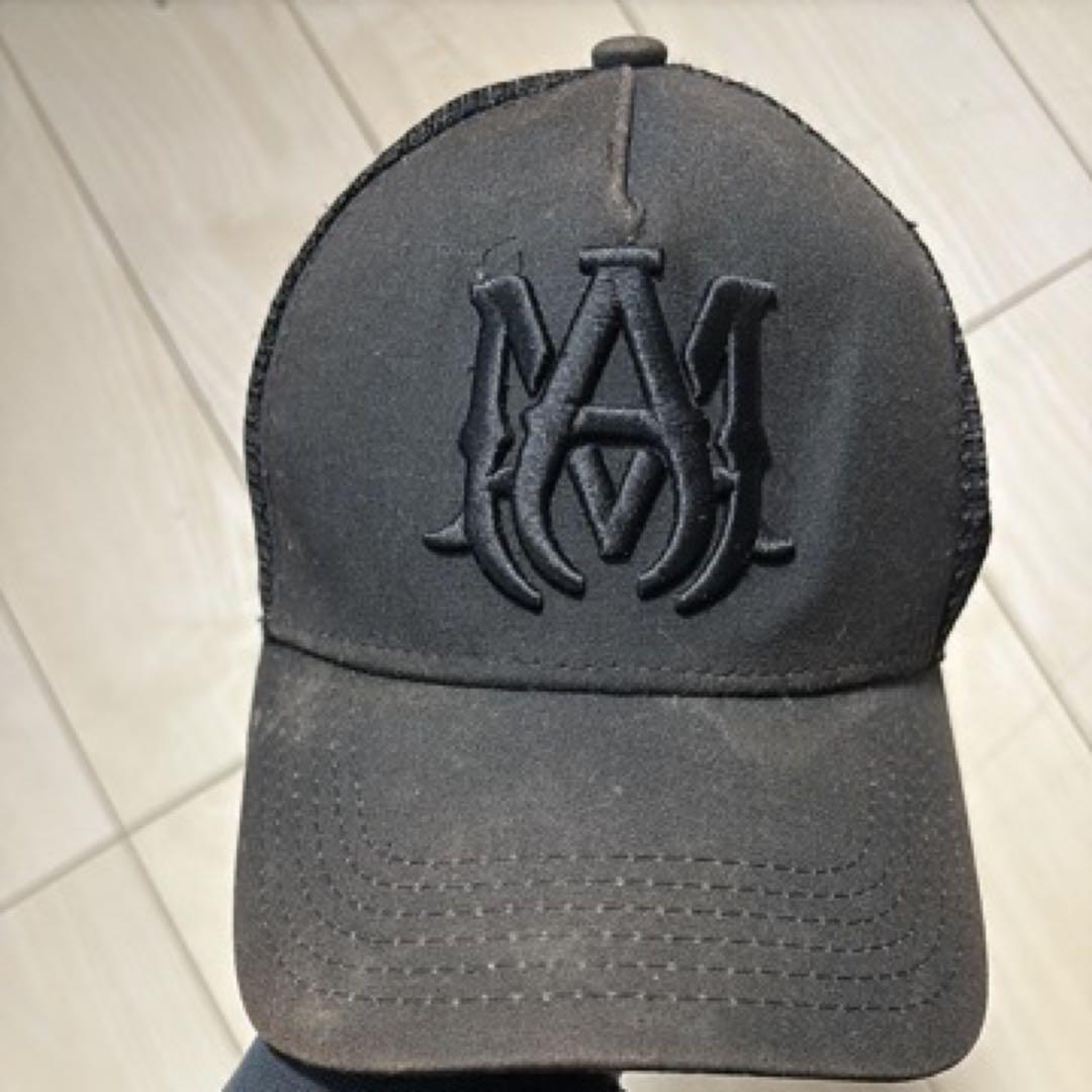 AMIRI ブラックメッシュキャップ