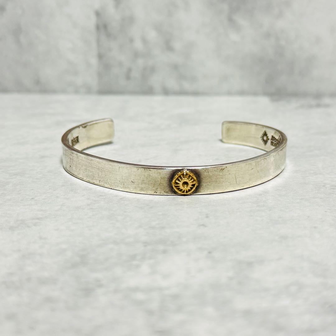 アリゾナ 平打ち バングル 太陽神 K18 SV925 ブレス ARIZONA