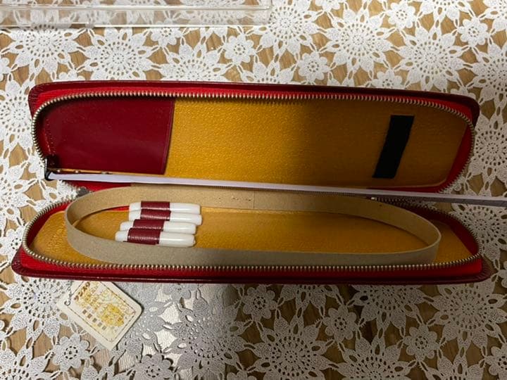 昭和レトロ　サンスター　ペンケース　皮