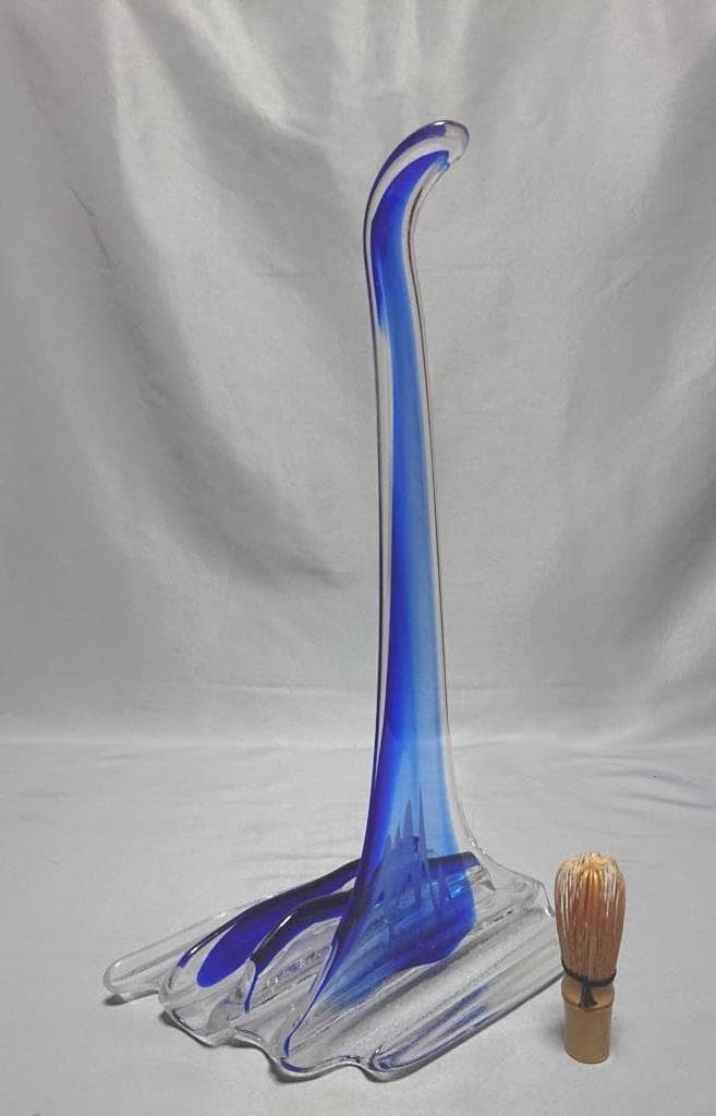 名家蔵出　作家伊藤絹子　オブジェ　「山水」　在銘　1989年　工芸展出品作