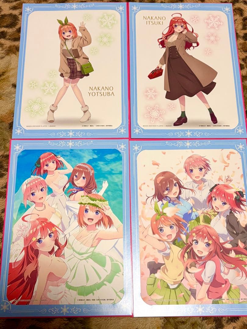五等分の花嫁　アクリルスタンド　タペストリー　グッズ　まとめ売り
