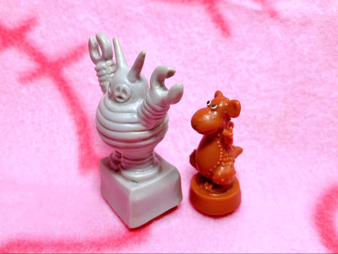 森永 トコちゃんガム ゆかいなトコちゃん人形 ラベル付き セット 怪獣 ソフビ