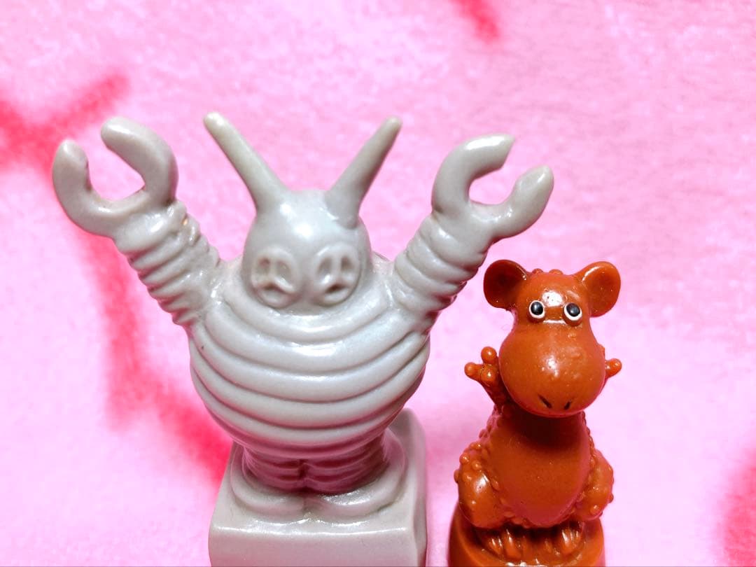 森永 トコちゃんガム ゆかいなトコちゃん人形 ラベル付き セット 怪獣 ソフビ