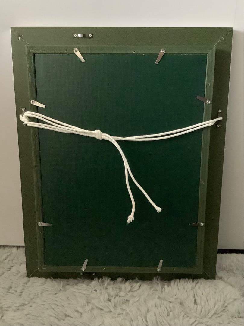 油画 タイトル『花の生まれる日』　F4 ※額装込み