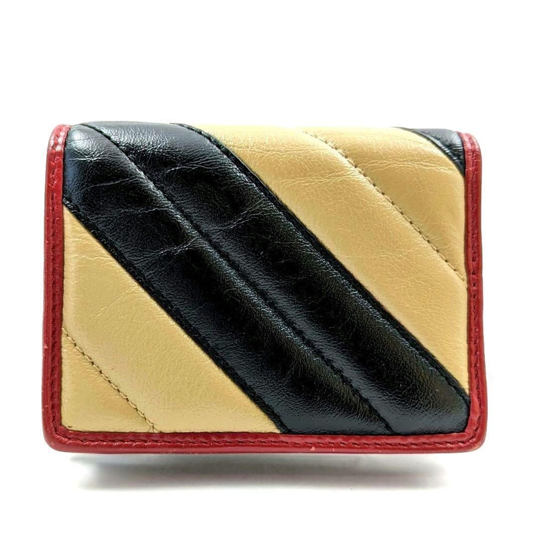 【美品】GUCCI グッチ GGマーモント 折り財布 マルチカラー