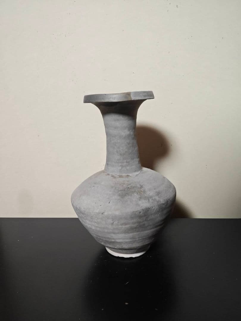 須恵器長頸瓶　猿投 湖西 東海地方 奈良時代〜平安時代 花呼ぶ器 考古 古美術