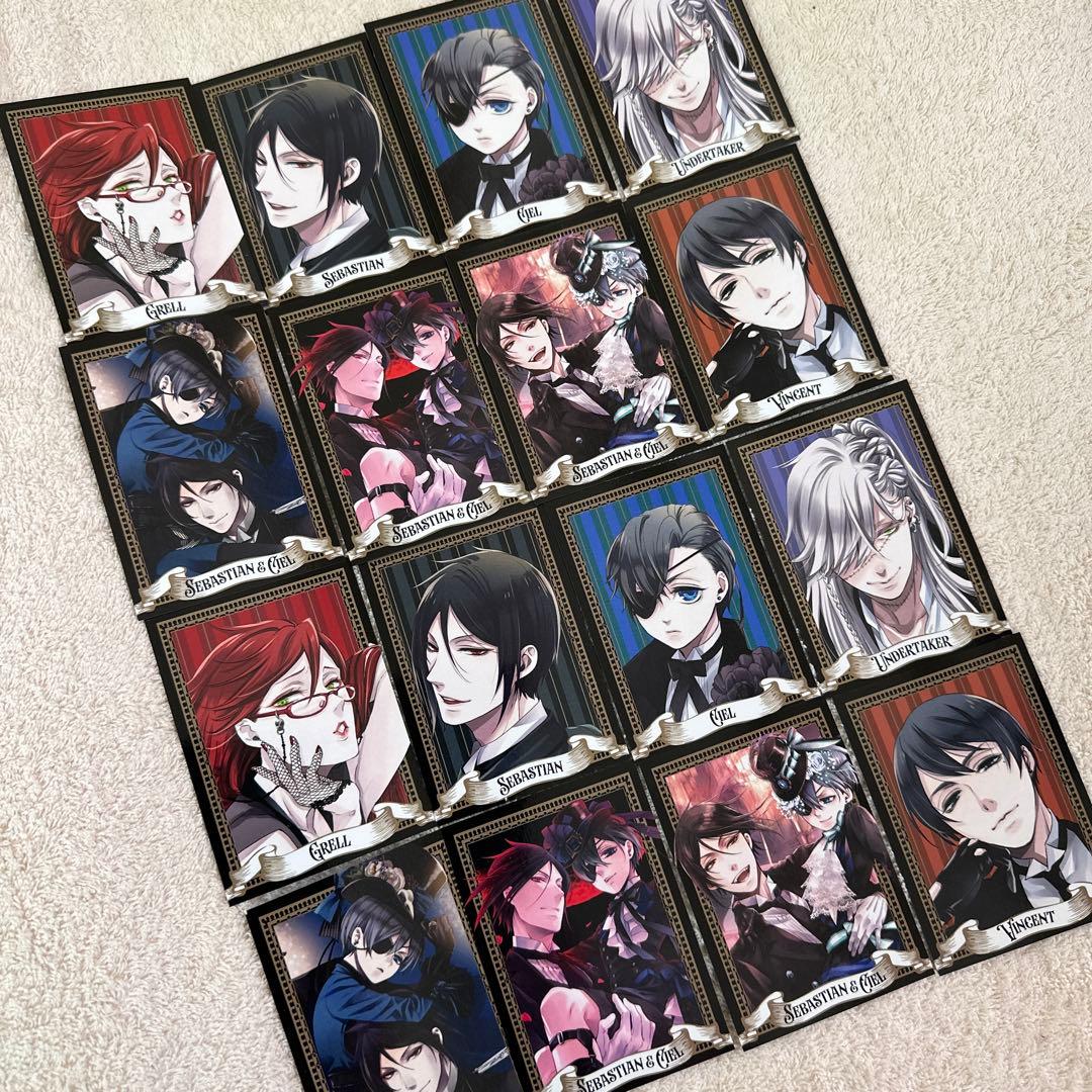 黒執事　ビタラビカフェ 購入特典 フォトカード　コンプリート2セット　非売品