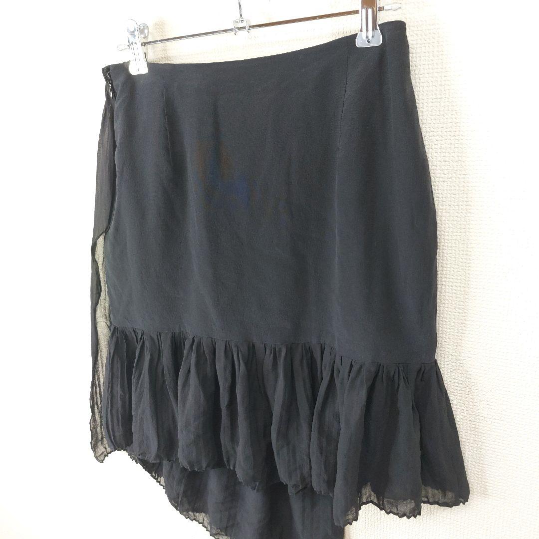 【シルク】Christian Dior paris　膝丈スカート　希少デザイン