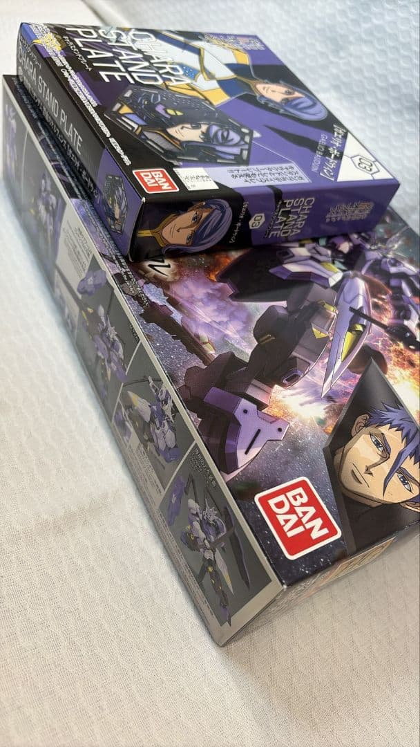 HG ガンダム キマリスヴィダール キャラスタンドプレート ガエリオ 2点セット