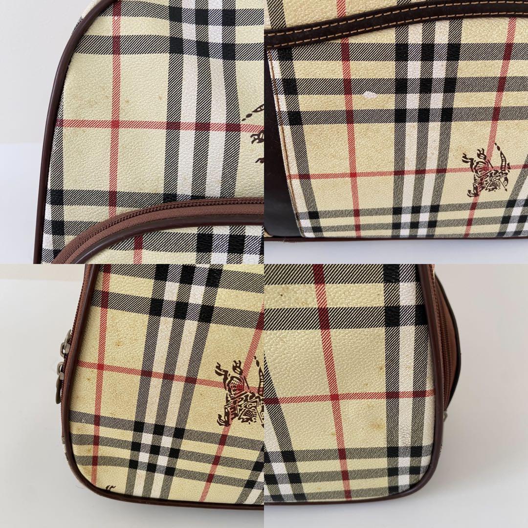 Burberry ボストン　キャリーバッグ　PVC ノバチェック　大容量