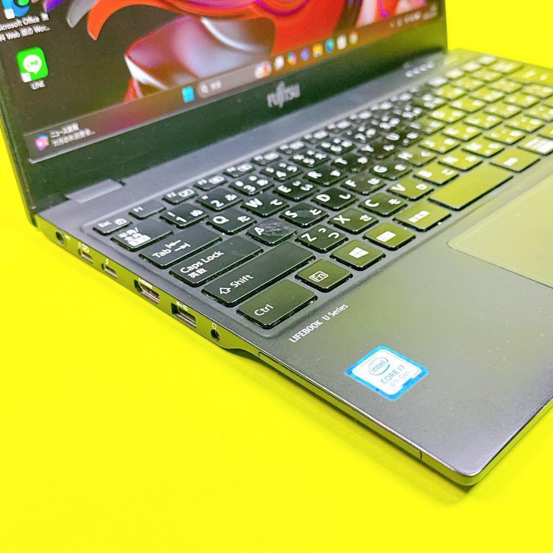 SSD‼️core i7⭐️16GB⭐️windows11 ノートパソコン薄型