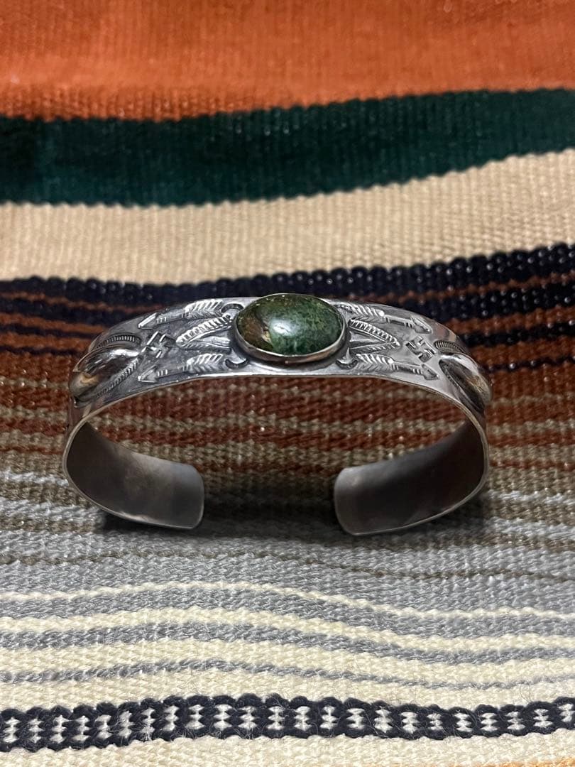 NAVAJO ターコイズバングル アローヘッド ホースドック