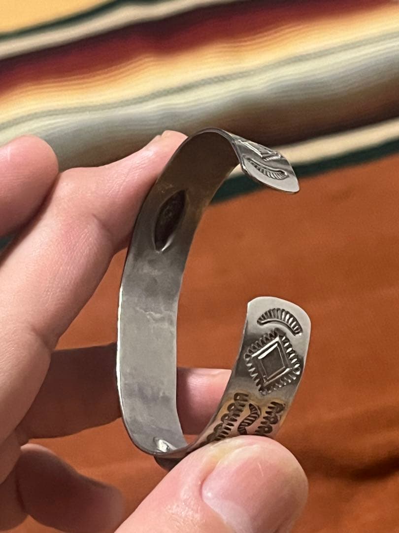 NAVAJO ターコイズバングル アローヘッド ホースドック