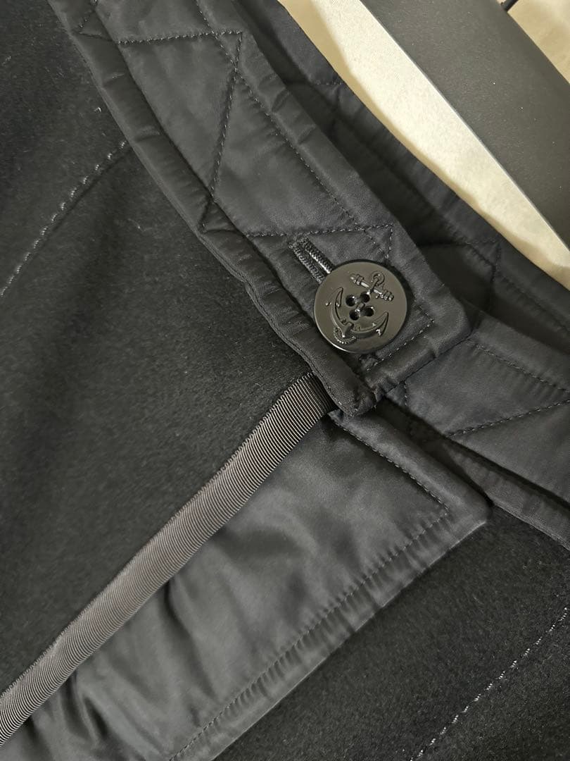 【美品】早い者勝ちsacai ブラックスカート　サイズ3