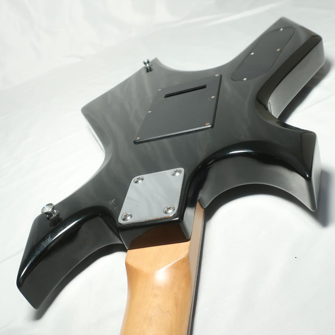 Prologue ワーロックタイプ エレキギター ケース付 BK 変形ボディ