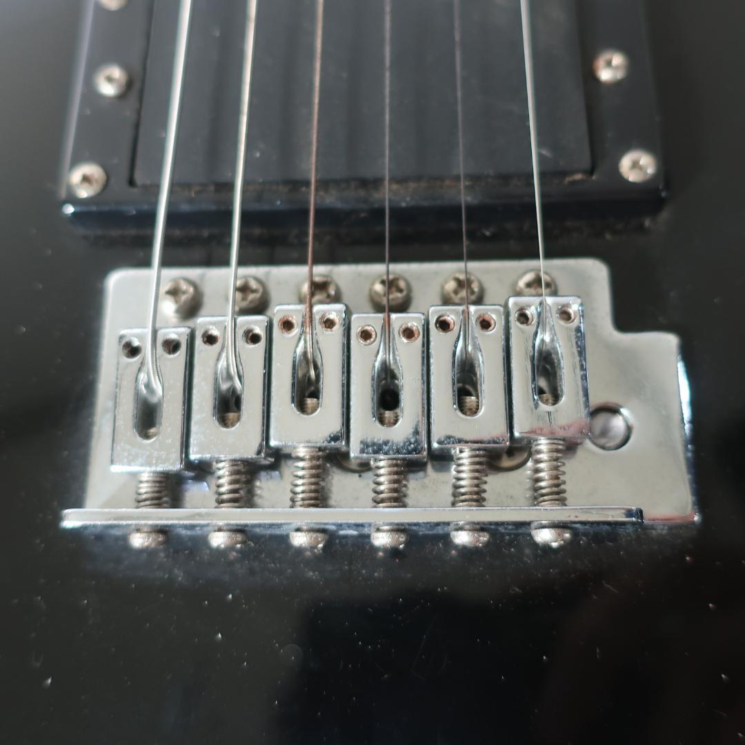 Prologue ワーロックタイプ エレキギター ケース付 BK 変形ボディ