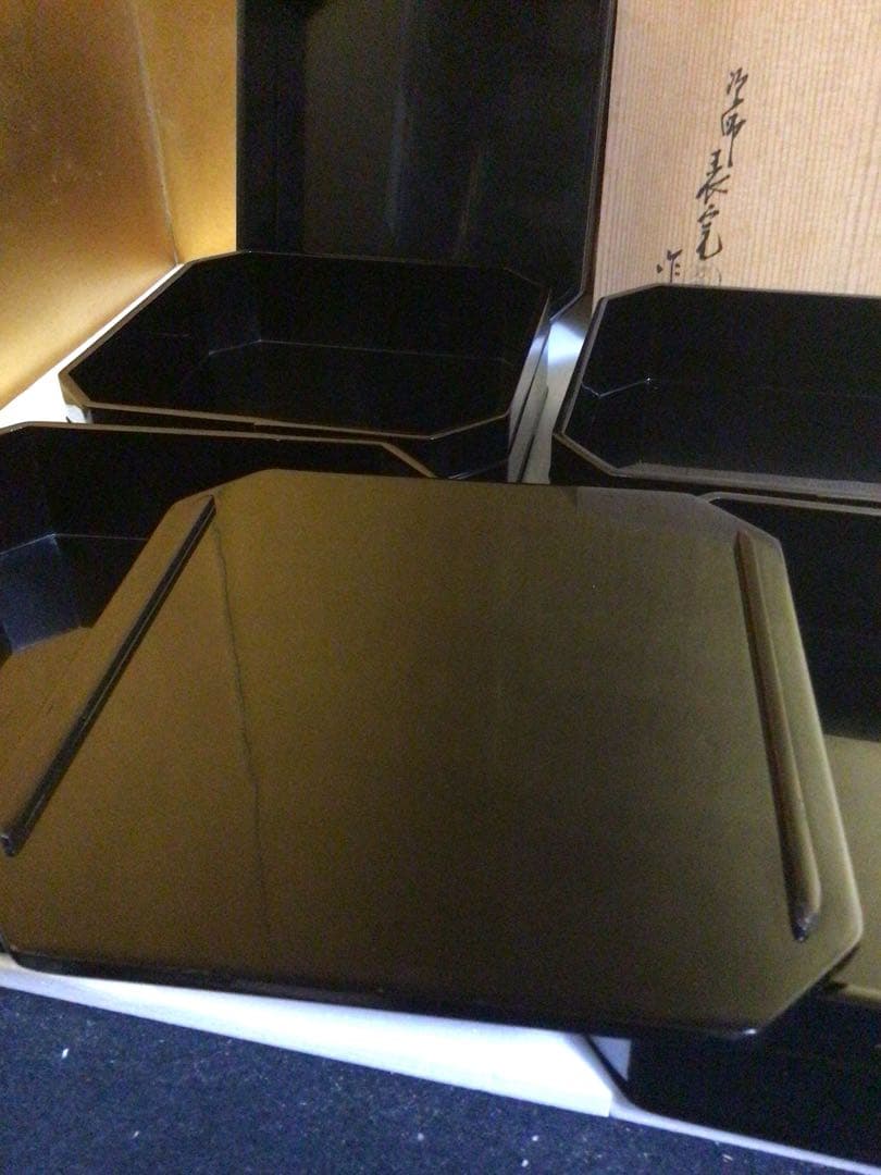 茶道具 五重縁高 表完 共箱付き