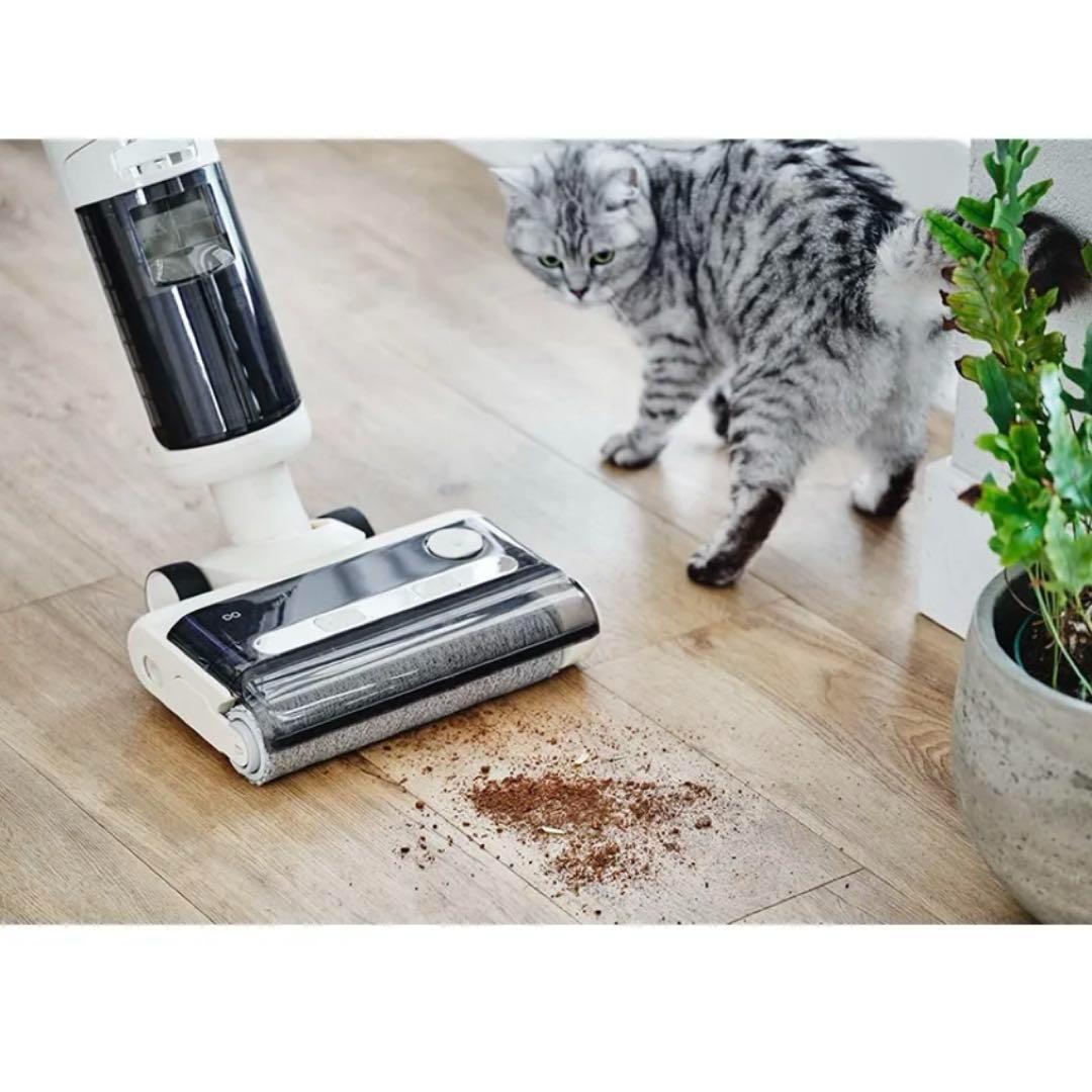 水拭き掃除機 ミンドーアクアエックス MIA-N001-BK スティッククリーナ