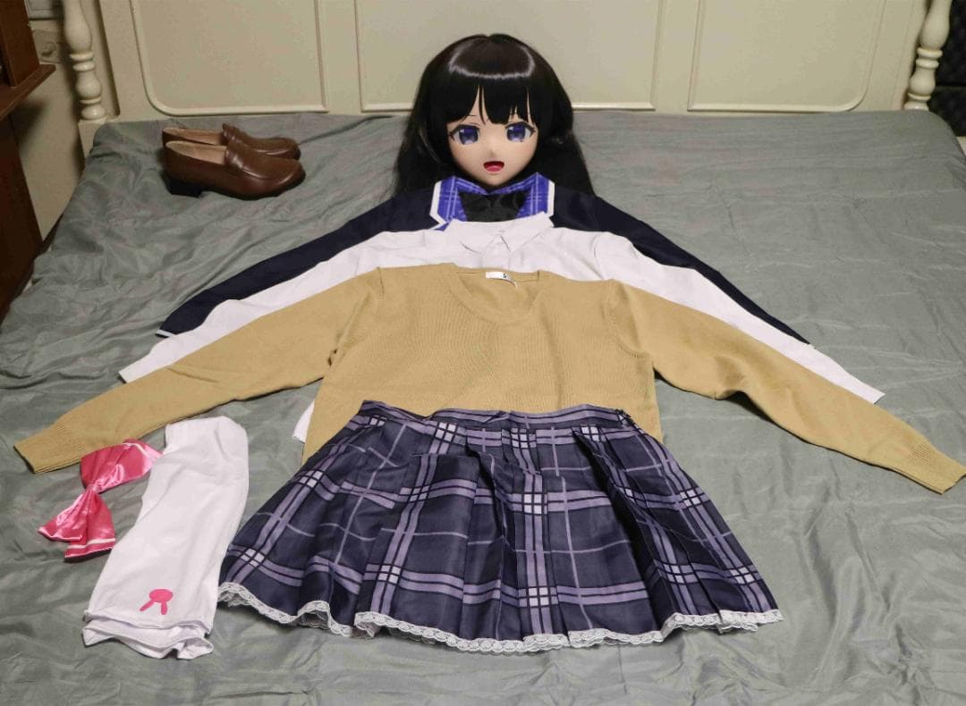 全頭面　鍵　衣装つき 　月ノ美兎 　コスチューム　マスク　コスプレ　 着ぐるみ