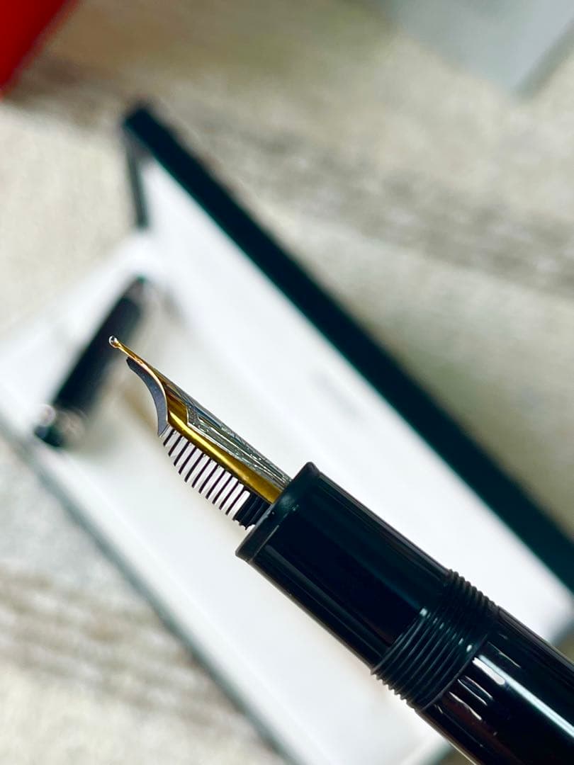 モンブラン マイスターシュテュック　P146 万年筆　Fニブ　プラチナ