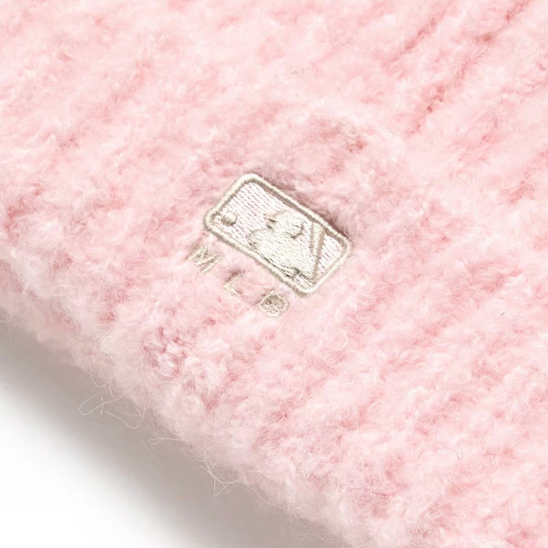 MLB Korea☆完売品☆MLB 猫耳 ミャオン ビーニー ピンク カリナ着用