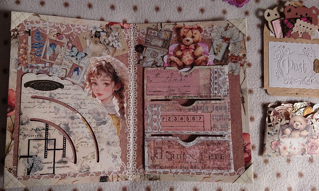 女の子おすそ分けファイルと女の子おすそ分け封筒 紙ものno.37