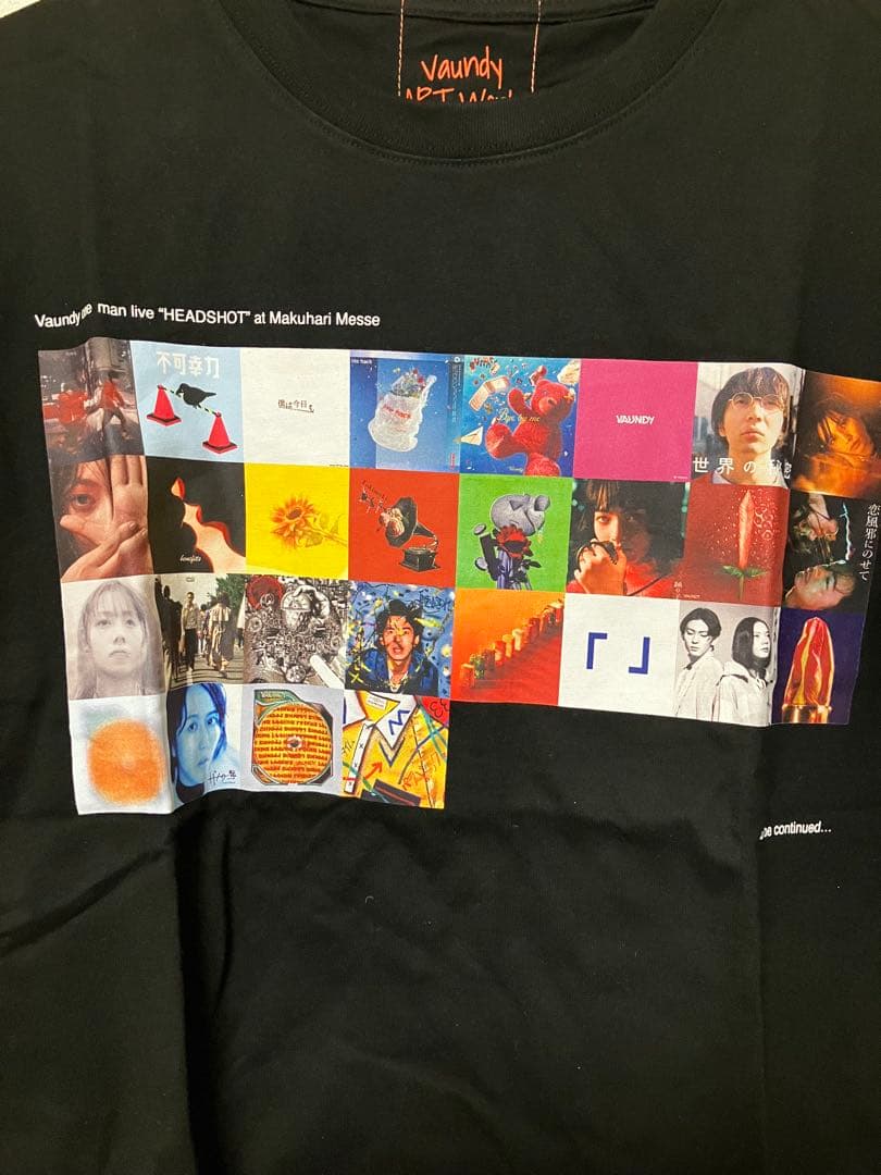 Vaundy Cover Art T-shirt [Black] Lサイズ