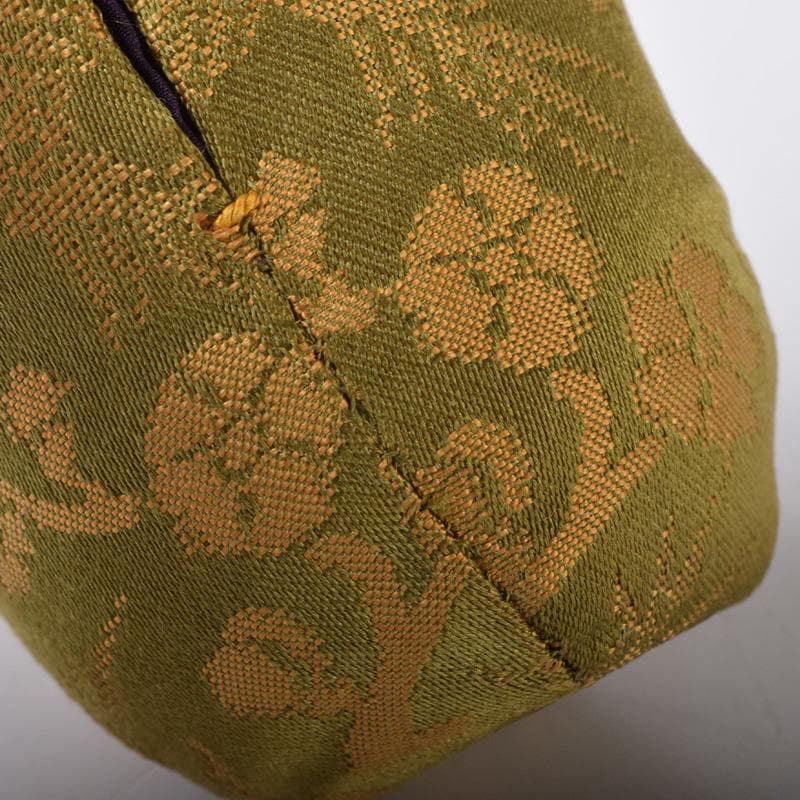 茶道具　平安　笹田有祥作　摸　六祖　茶入　仕覆付　共箱　V　7870