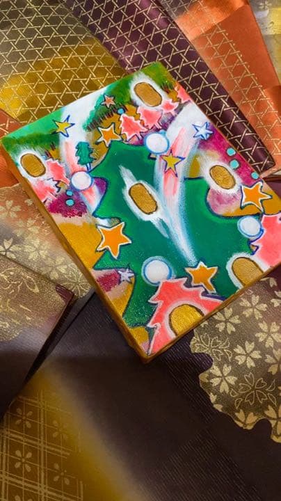 【アクリル画】商品名 小判伝説14 天からの贈り物2　新品