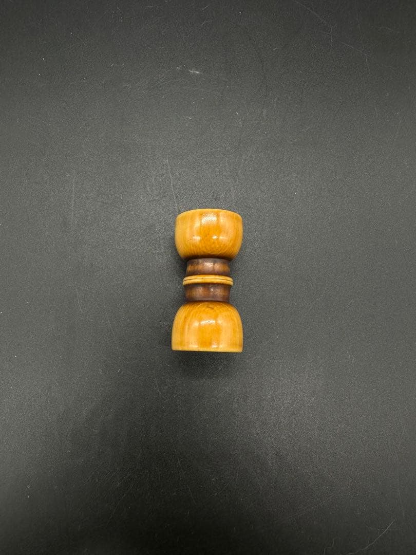 江戸時代　根付　太鼓形　蓋置　天然材質　骨董古美術