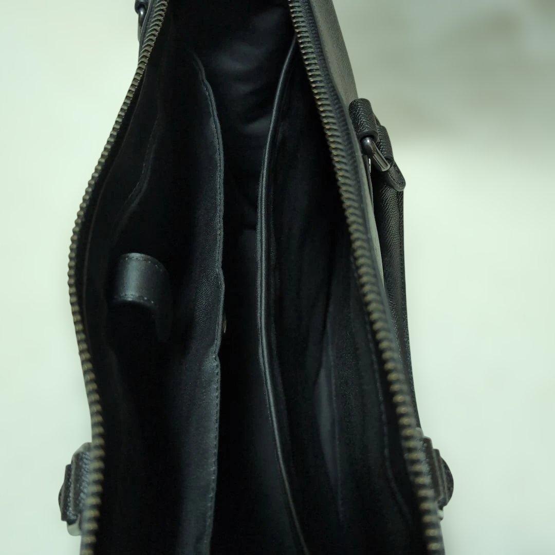 ✧訳あり【コーチ】ビジネスバッグ　ブリーフケース黒