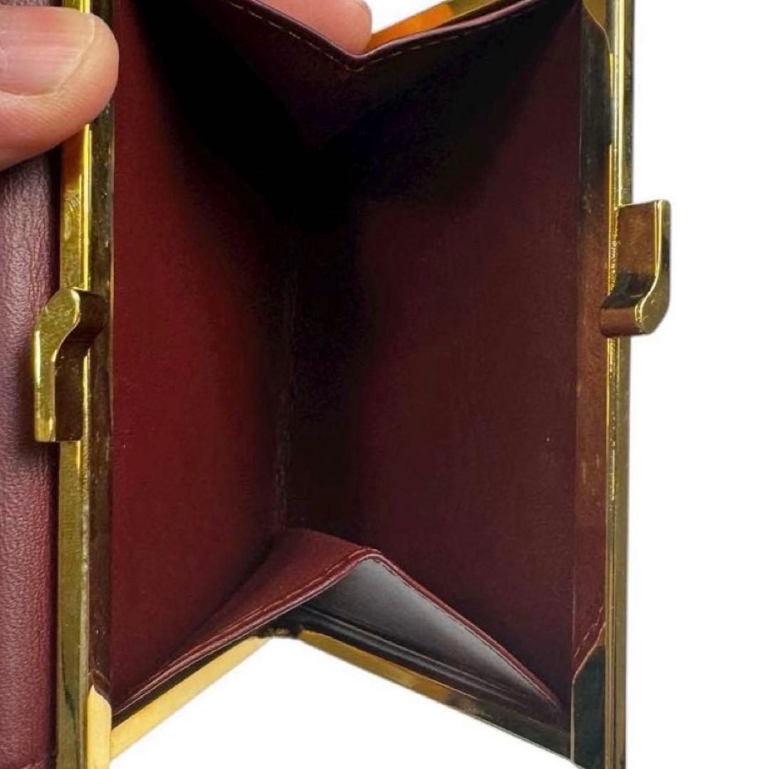【Cartier】カルティエ カルチェ マストライン ミニ財布 がま口