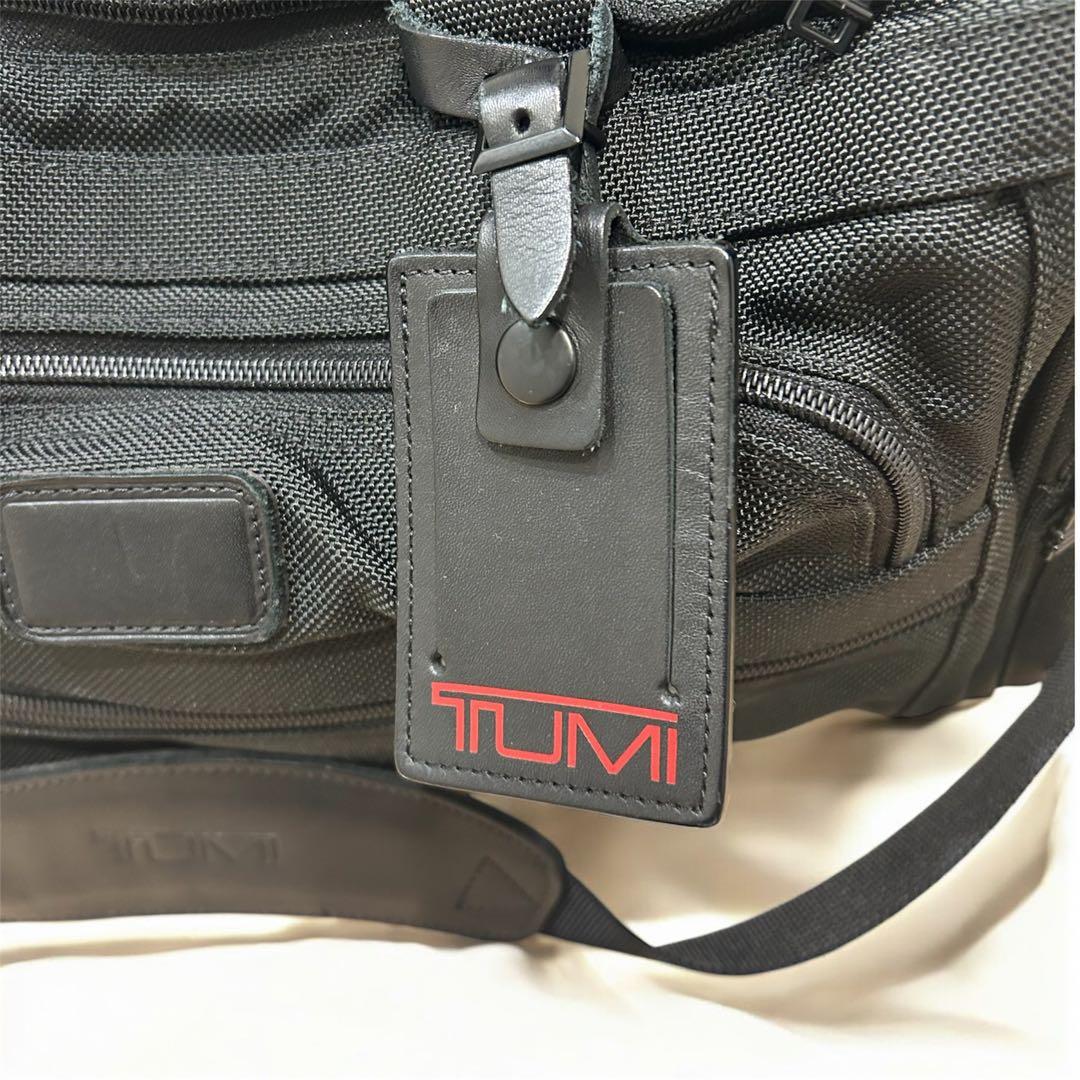 【美品】TUMI 22インチ SATCHEL 大型ボストン 黒　2way