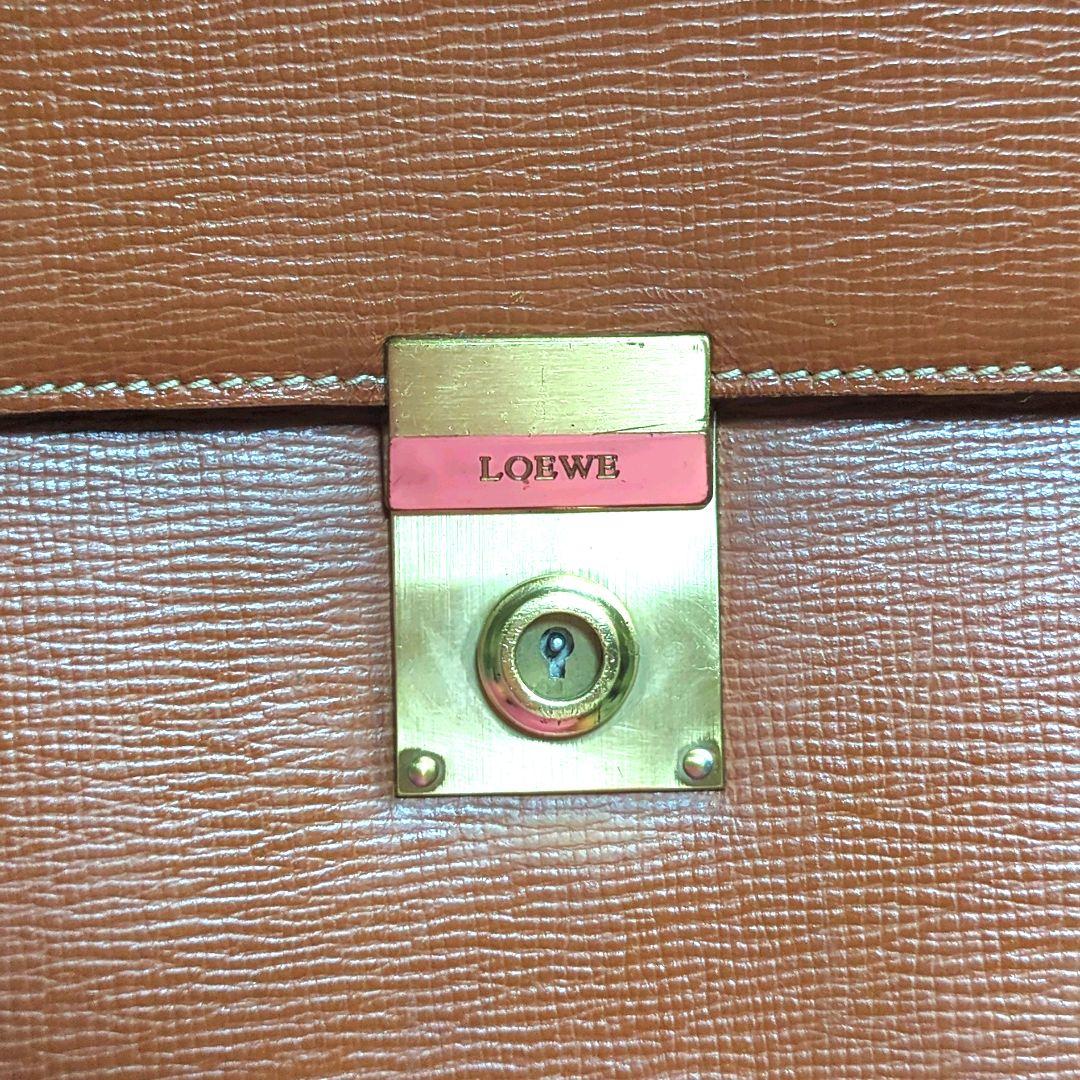 美品✨️LOEWE　ブラウンカラー　ビジネスバッグ