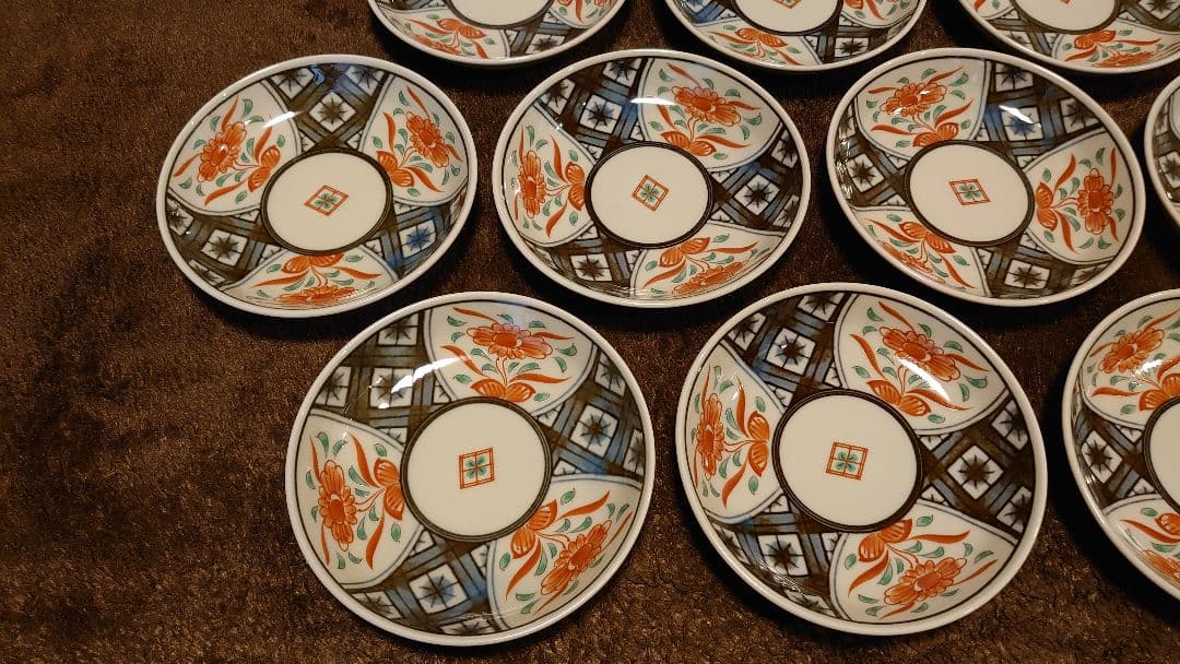 古伊万里　伊万里　色絵　豆皿　菓子皿 １０客