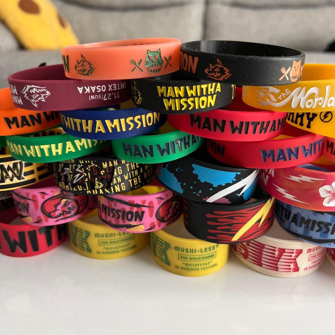 マンウィズ ラバーバンド 54個セット 無料特典グッズ付き