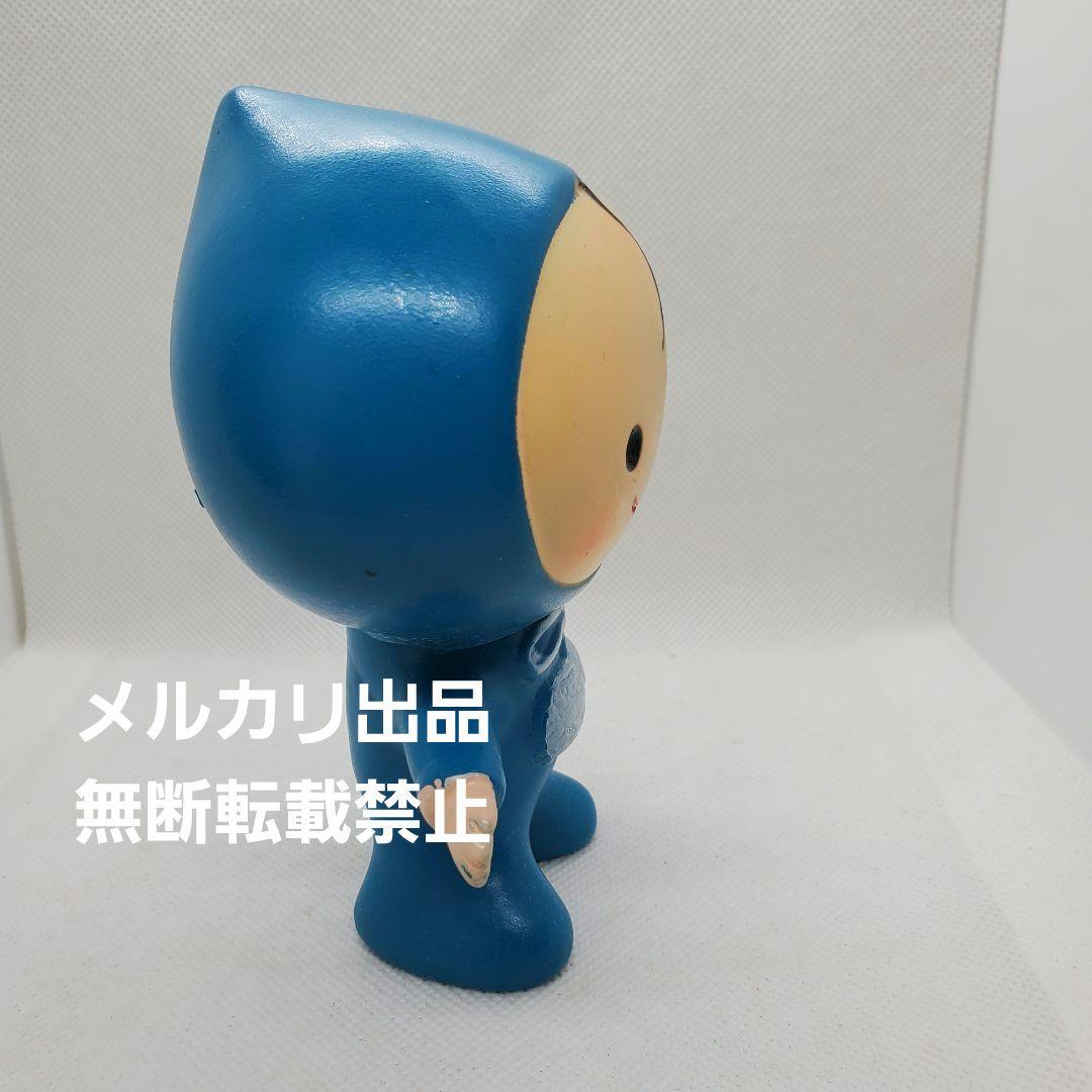 救心小児丸鳴き人形　笛付き　ソフビ　セット　箱付　モダンプラスチック　レア