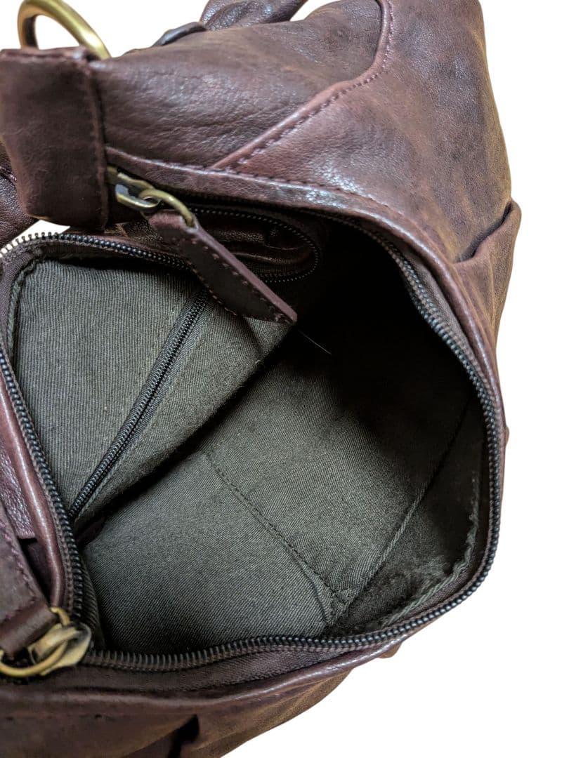 どんべいさん専用 archive レザーブラウンバッグ