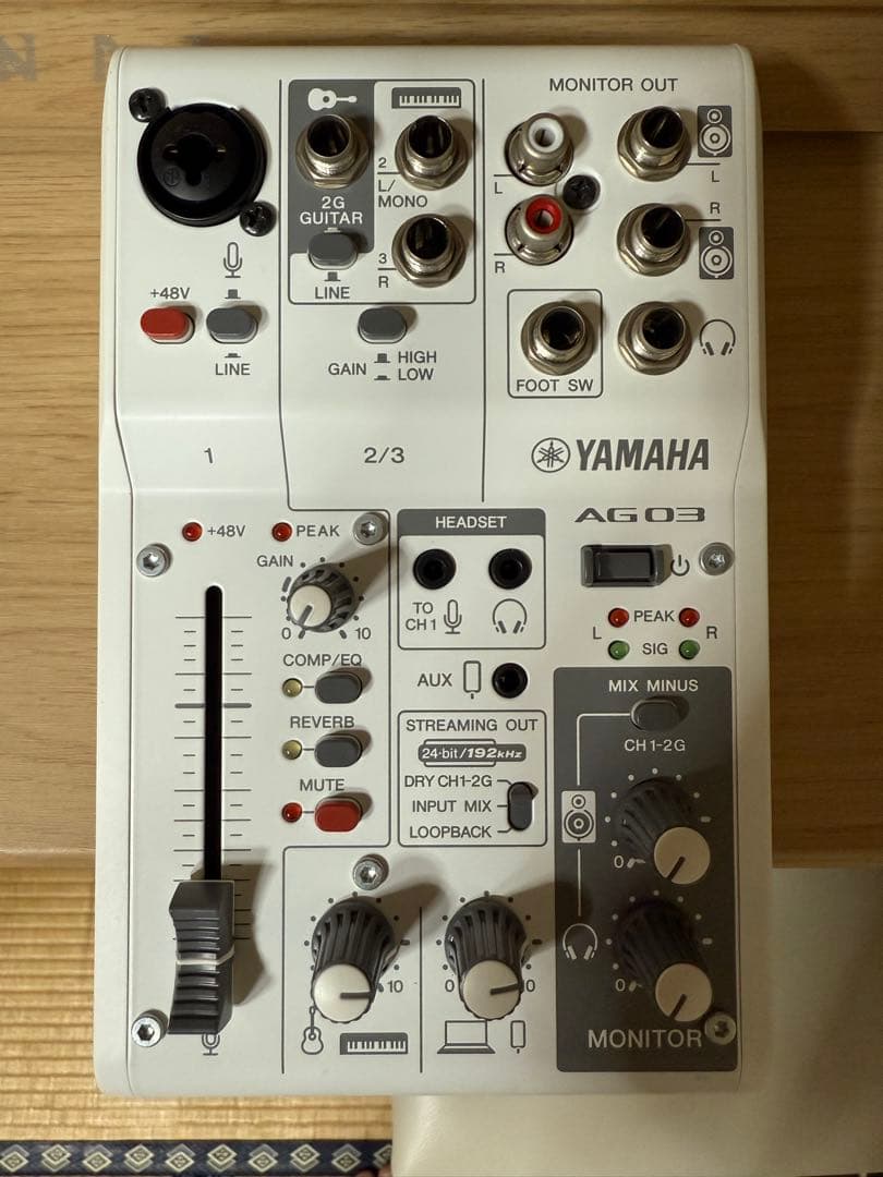 YAMAHA ライブストリーミングミキサー　AG03 MK2