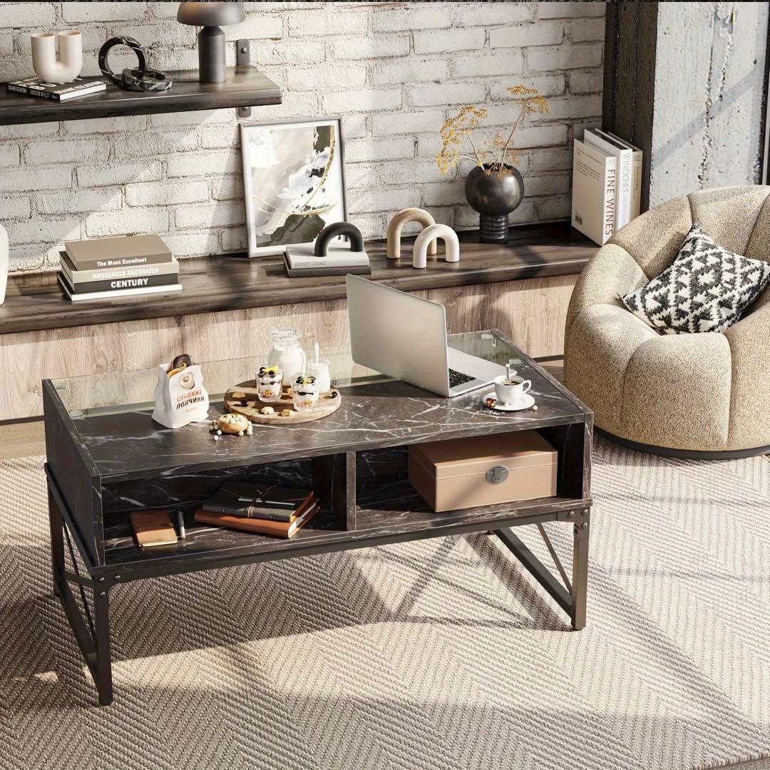 専用　リビングテーブル センターテーブル　コーヒーテーブル　大理石風