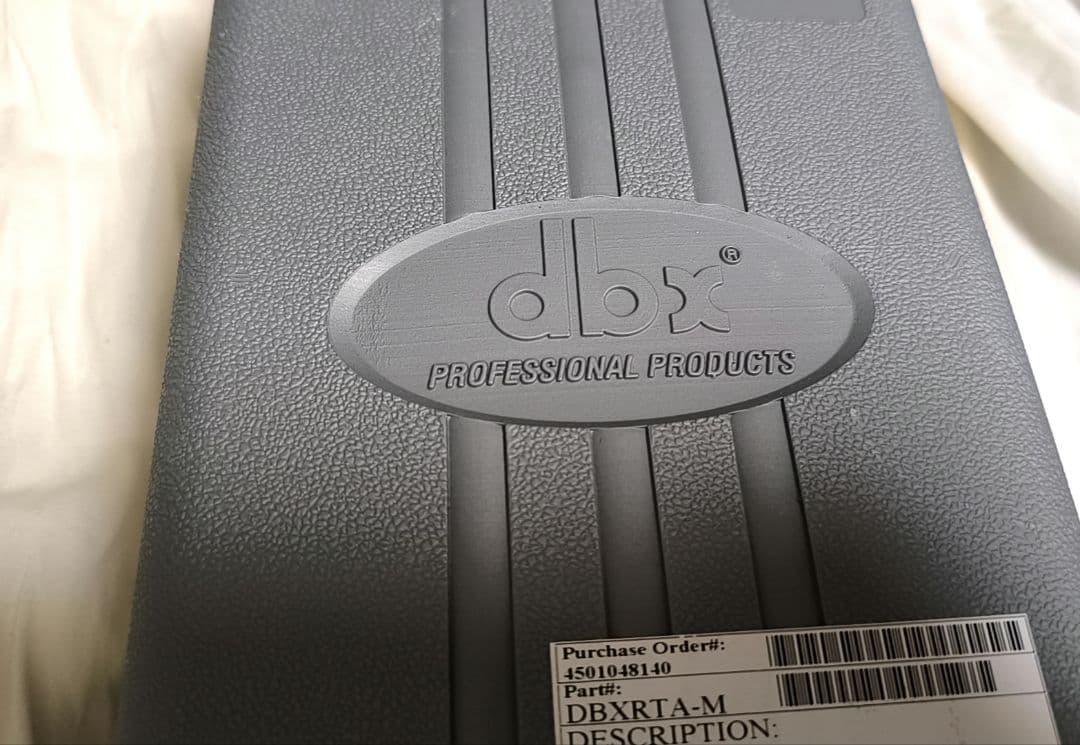 【美品】dbx RTA-M コンデンサー 測定用マイク