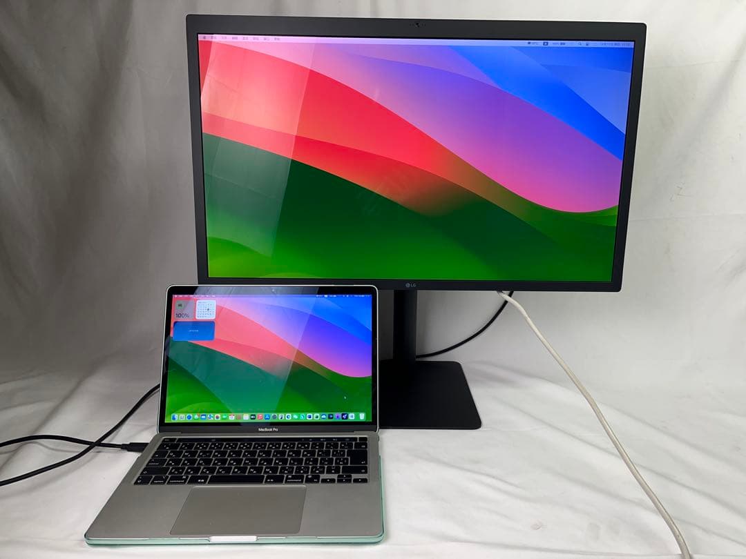 LG 27MD5KL 27インチモニターThunderbolt 3 Webカメラ