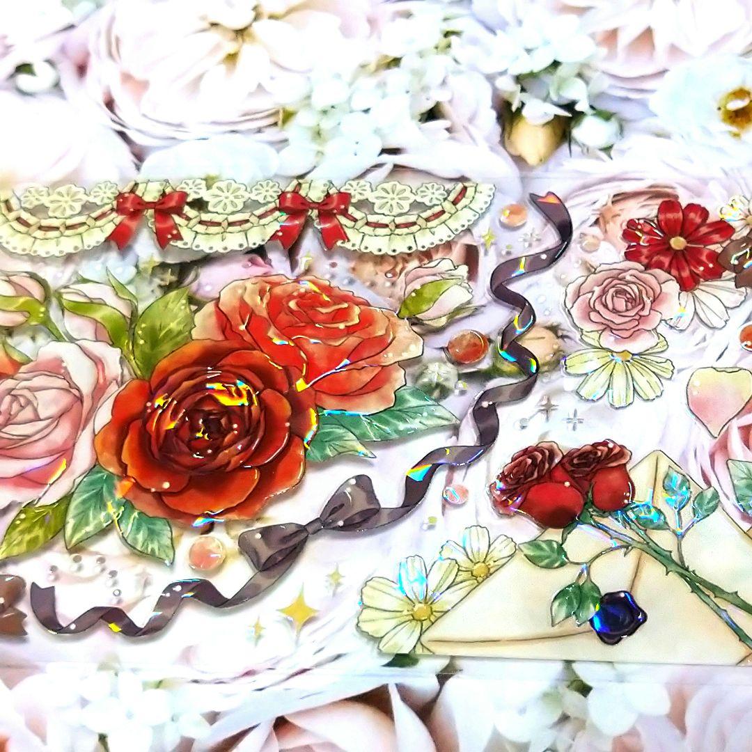 J394＃薔薇少女(贝壳光)dailylife切り売り海外人物マステ女の子